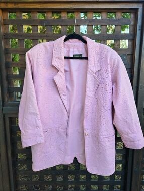 Vintage Pink Leather Jacket